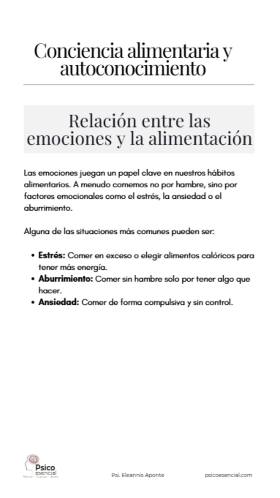 Reconectar con mi alimentación